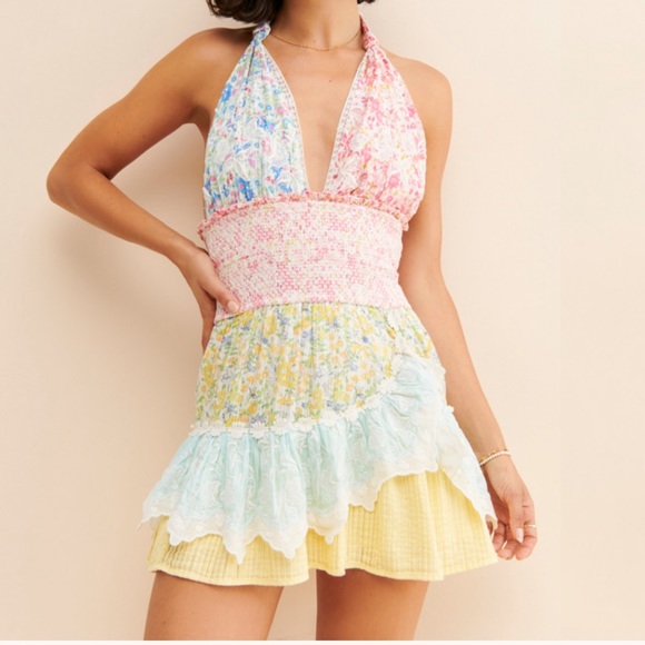 LoveShackFancy Dresses & Skirts - Cambria Halter Dress